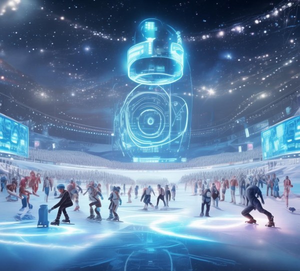 冬奥会八大黑科技动态图，科技赋能冰雪之约，未来感与实用织的智慧冬奥