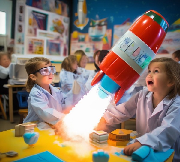 四年级科技与创新,火箭喷射器的奇妙探索之旅 四年级科技与创新,火箭喷射器的奇妙探索之旅