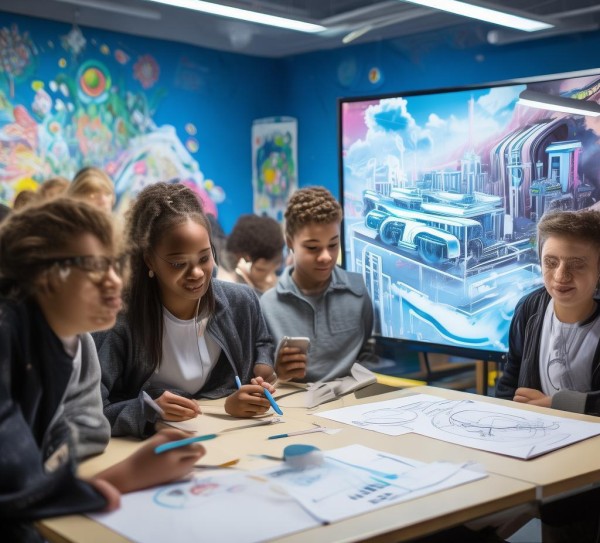 科技与创新绘画,六年级学生的创意新探索 科技与创新绘画,六年级学生的创意新探索