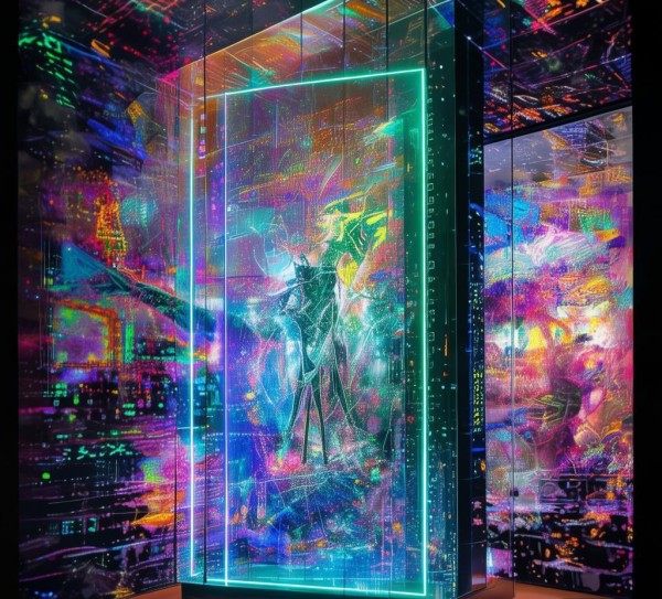 科技赋能艺术创新，荣获全国绘画一等奖的数字共生创作之路